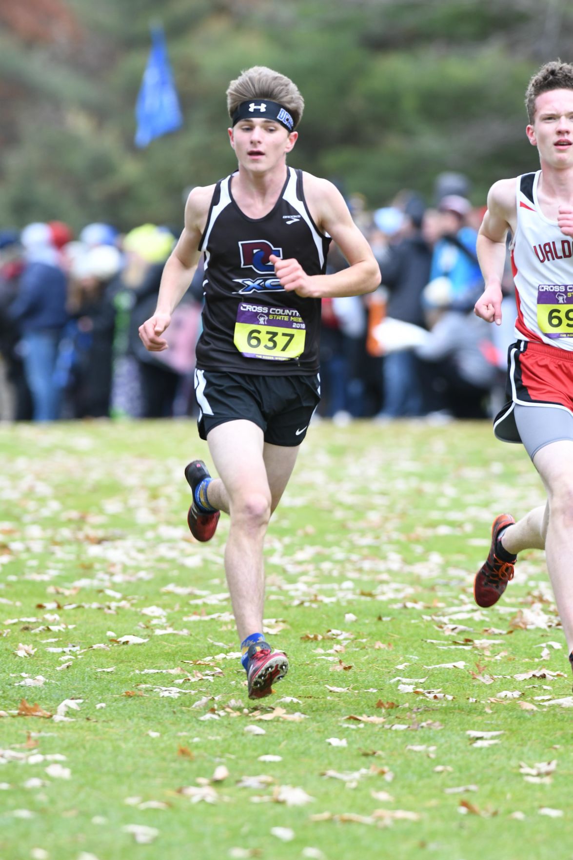 WIAA state cross country photo: Zach Huffman, Deerfield/Cambridge